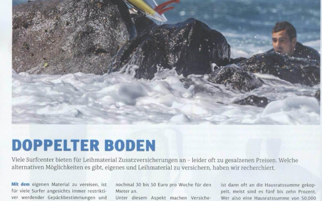 Doppelter Boden für Ihr Surf-Equipment – die Diebstahlversicherung